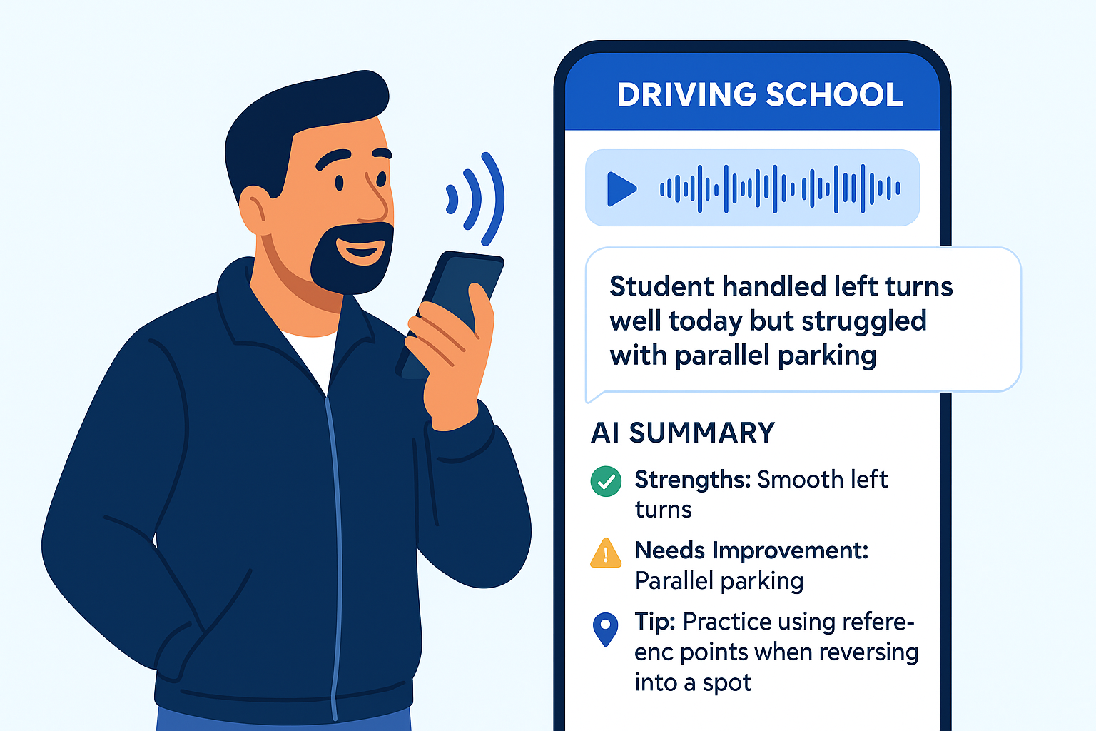 AI-Powered Lesson Summary Screenshot