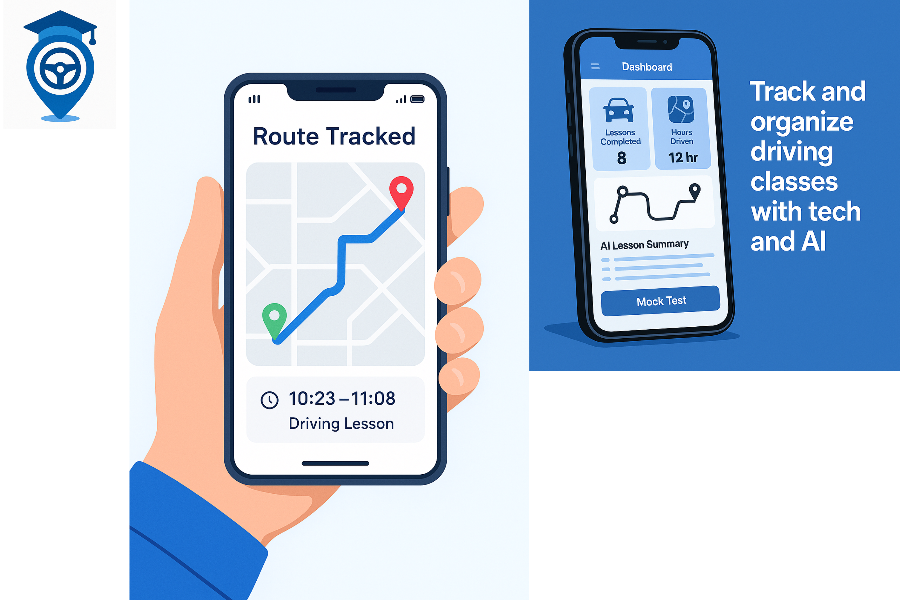 Lesson Route Tracking Screenshot